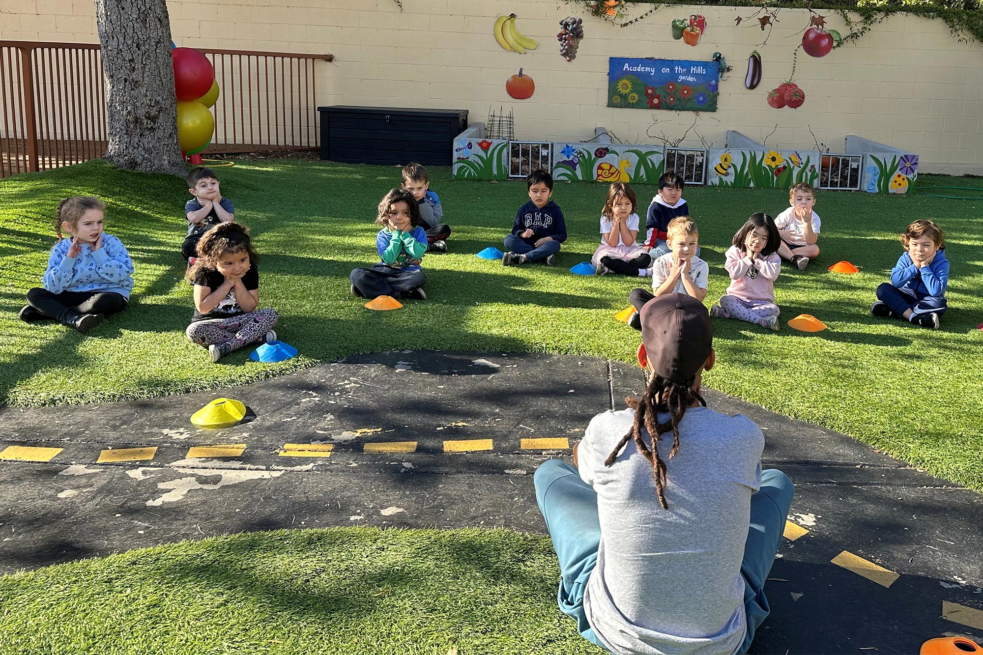 Bright, spacious classroom with natural light at Academy on the Hills in Aliso Viejo