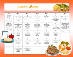 Hot breakfast, lunch, and snack menus cooked on site daily at Academy on the Hills in Aliso Viejo