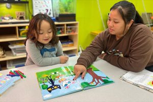 Children in Academy on the Hills' Spanish-English dual language immersion program in Aliso Viejo